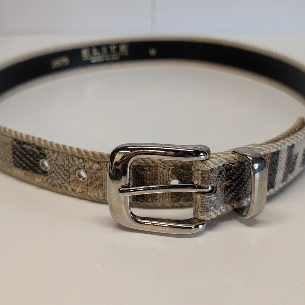 Elite Vintage Woven Belt Size M